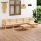 Preview: ARDEBO.de - 6-tlg. Garten-Lounge-Set Massivholz Kiefer