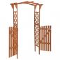 Preview: Pergola mit Tor 116x40x204 cm Massivholz Tanne