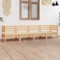 Preview: ARDEBO.de - 4-tlg. Garten-Lounge-Set Kiefer Massivholz