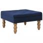 Preview: ARDEBO.de - Hocker Marineblau 60x60x36 cm Samt