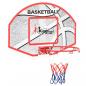 Preview: 5-tlg. Basketball-Set für die Wandmontage 66x44,5 cm