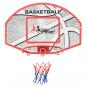 Preview: 5-tlg. Basketball-Set für die Wandmontage 66x44,5 cm