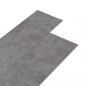 Preview: PVC-Fliesen Selbstklebend 5,21 m² 2 mm Betongrau