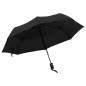 Preview: ARDEBO.de - Faltbarer Regenschirm Automatisch Schwarz 95 cm