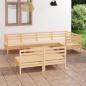 Preview: ARDEBO.de - 8-tlg. Garten-Lounge-Set Massivholz Kiefer