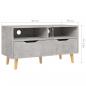 Preview: TV-Schrank Betongrau 90x40x48,5 cm Holzwerkstoff