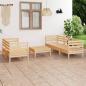 Preview: ARDEBO.de - 6-tlg. Garten-Lounge-Set Kiefer Massivholz