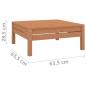 Preview: 6-tlg. Garten-Lounge-Set Massivholz Kiefer Honigbraun