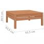 Preview: 5-tlg. Garten-Lounge-Set Massivholz Kiefer Honigbraun