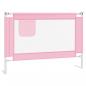 Preview: Kleinkind-Bettschutzgitter Rosa 90x25 cm Stoff