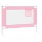 Preview: Kleinkind-Bettschutzgitter Rosa 90x25 cm Stoff