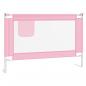 Preview: Kleinkind-Bettschutzgitter Rosa 100x25 cm Stoff