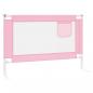 Preview: Kleinkind-Bettschutzgitter Rosa 100x25 cm Stoff