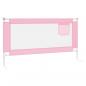 Preview: Kleinkind-Bettschutzgitter Rosa 160x25 cm Stoff