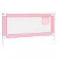 Preview: Kleinkind-Bettschutzgitter Rosa 180x25 cm Stoff