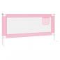 Preview: Kleinkind-Bettschutzgitter Rosa 190x25 cm Stoff