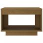 Preview: Couchtisch Honigbraun 50x50x33,5 cm Massivholz Kiefer