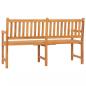 Preview: Gartenbank 3-Sitzer mit Tisch 150 cm Massivholz Teak