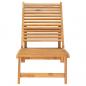 Preview: Sonnenliege Massivholz Teak