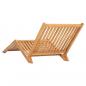 Preview: Sonnenliege Massivholz Teak