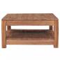 Preview: Couchtisch 68x67x35 cm Massivholz Teak