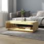 Preview: ARDEBO.de - Couchtisch 110x50x33,5 cm Massivholz Tanne