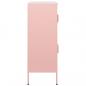 Preview: Lagerschrank Rosa 80x35x101,5 cm Stahl    