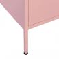 Preview: Lagerschrank Rosa 80x35x101,5 cm Stahl    