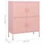 Preview: Lagerschrank Rosa 80x35x101,5 cm Stahl    