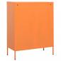 Preview: Lagerschrank Orange 80x35x101,5 cm Stahl    