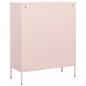 Preview: Lagerschrank Rosa 80x35x101,5 cm Stahl    