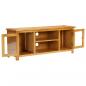 Preview: TV-Schrank 110x35x44 cm Massivholz Eiche