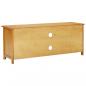 Preview: TV-Schrank 110x35x44 cm Massivholz Eiche