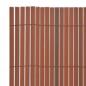 Preview: Gartenzaun Doppelseitig 90x400 cm Braun