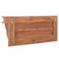 Preview: Wandgarderobe 80x16,5x35 cm Massivholz Teakholz