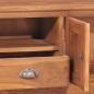 Preview: TV-Schrank 100x30x40 cm Massivholz Teak