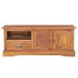 Preview: TV-Schrank 100x30x40 cm Massivholz Teak