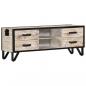 Preview: ARDEBO.de - TV-Schrank 110x30x41 cm Massivholz Akazie