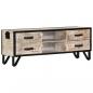 Preview: TV-Schrank 110x30x41 cm Massivholz Akazie