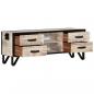 Preview: TV-Schrank 110x30x41 cm Massivholz Akazie