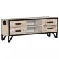 Preview: TV-Schrank 110x30x41 cm Massivholz Akazie