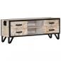 Preview: TV-Schrank 110x30x41 cm Massivholz Akazie