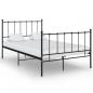 Preview: ARDEBO.de - Bett Schwarz Metall 120x200 cm