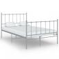 Preview: ARDEBO.de - Bett Grau Metall 120x200 cm