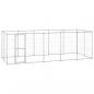 Preview: ARDEBO.de - Outdoor-Hundezwinger Verzinkter Stahl 12,1 m²