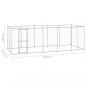 Preview: Outdoor-Hundezwinger Verzinkter Stahl 12,1 m²