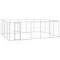 Preview: ARDEBO.de - Outdoor-Hundezwinger Verzinkter Stahl 24,2 m²