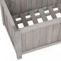 Preview: Garten-Spalier mit Blumenkasten Grau 70x30x135 cm Tannenholz