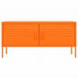 Preview: TV-Schrank Orange 105x35x50 cm Stahl    