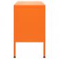 Preview: TV-Schrank Orange 105x35x50 cm Stahl    